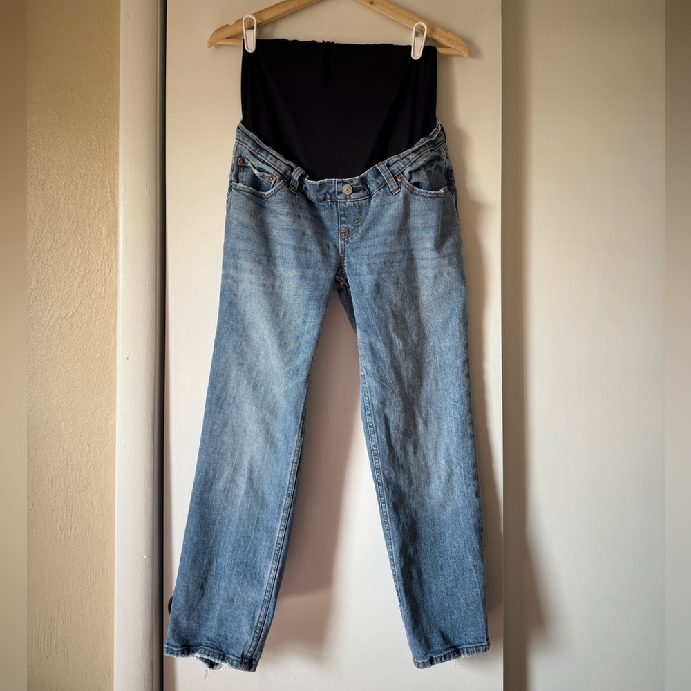 Abercrombie & Fitch Blue Straight Leg Jeans